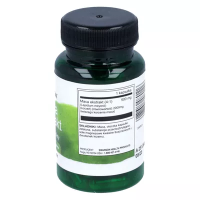 Swanson Maca 500 mg - kapsułki, 60 sztuk