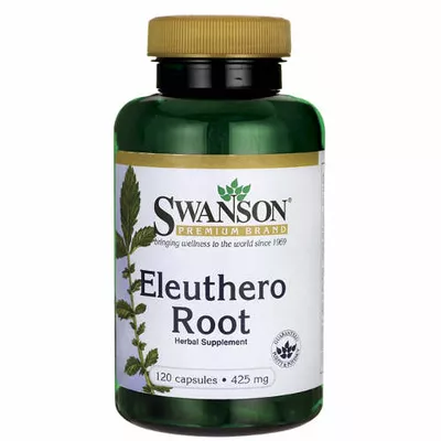 Swanson Eleuthero Root - żeń-szeń syberyjski 425 mg, kapsułki, 120 sztuk