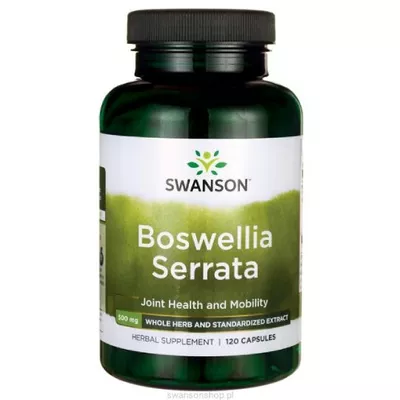 Swanson Boswellia Serrata - esktrakt, kapsułki 200 mg, 120 sztuk