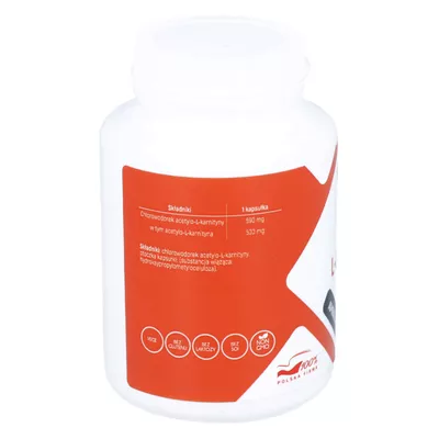 Aliness - L-Carnityne ALC, wsparcie w odchudzaniu, 100 kapsułek