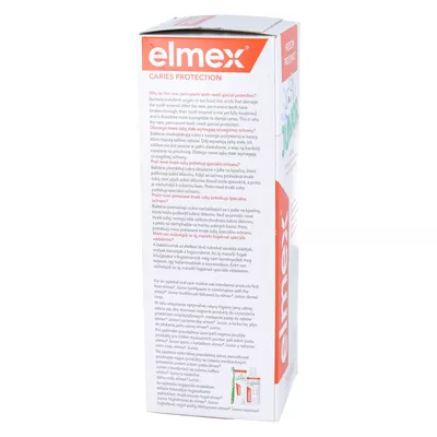 Elmex Junior - płyn do płukania jamy ustnej, 400ml