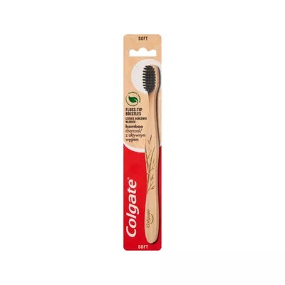 Colgate Bamboo Charcoal - szczoteczka do zębów z węglem, miękka, 1 sztuka