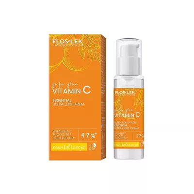 Flos Lab - Vitamin C, krem ultra lekki, 30 ml