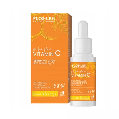 Flos Lab - Vitamin C, serum rozjaśniające, 10%, 30 ml