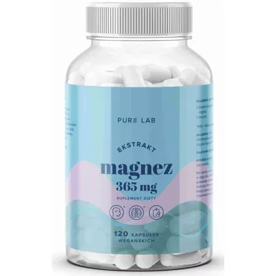 AURA Pure Lab Magnez 365 mg 120 kaps. BL