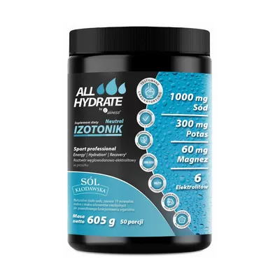 Aliness, ALLHydrate Elektrolity, smak neutralny, 605 g