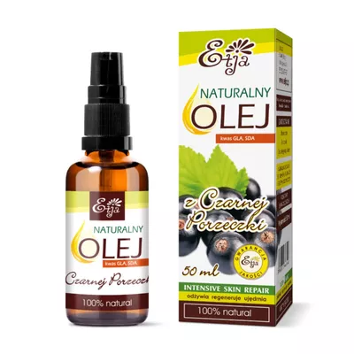ETJA - naturalny olejek z czarnej porzeczki, regeneruje i odżywia skórę, 50 ml