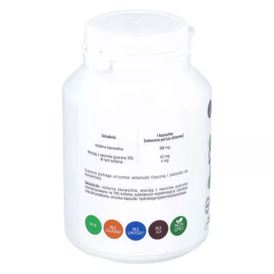 Aliness - Caffeine 200 mg + guarana, 60 kapsułek