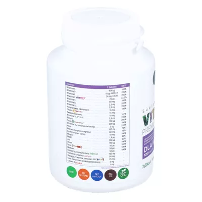 Aliness - Vitamin Premium Complex, zestaw witamin i minerałów dla kobiet, 120 tabletek