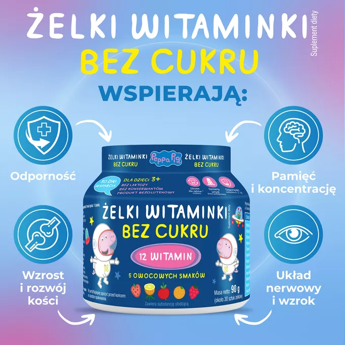 Domowa Apteczka Żelki Witaminki, 30 sztuk