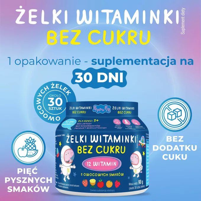 Domowa Apteczka Żelki Witaminki, 30 sztuk