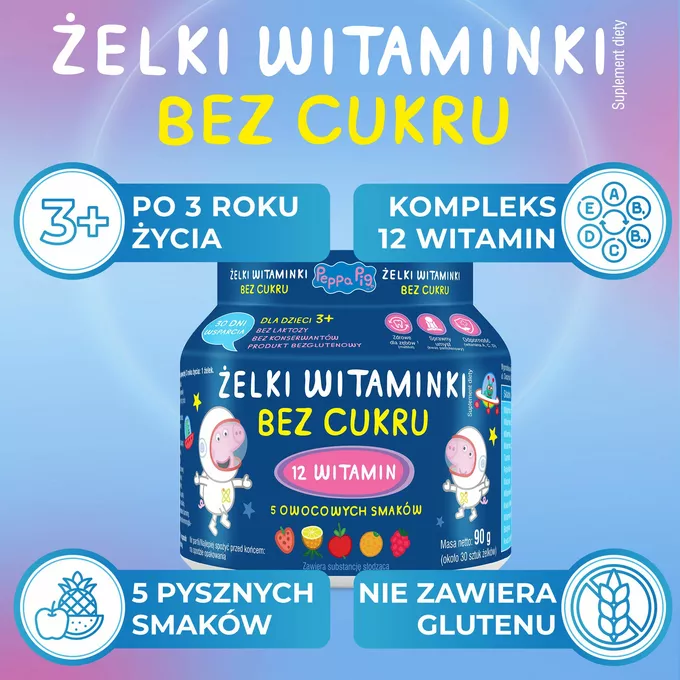 Domowa Apteczka Żelki Witaminki, 30 sztuk