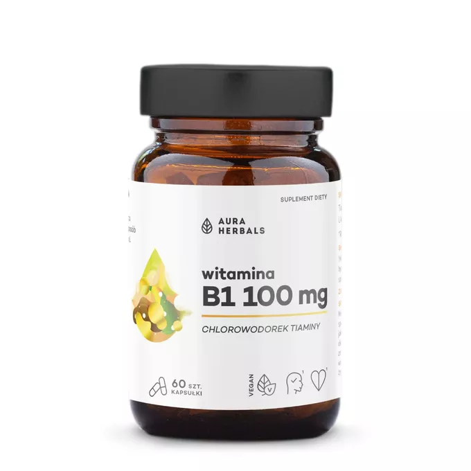 AURA HERBALS Wit.B1 100 mg 60 kaps. BL