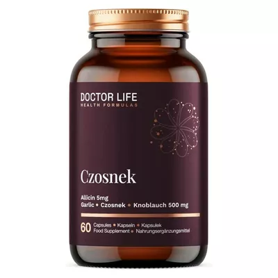 DoctorLife Czosnek 5 mg 60 kaps. BL