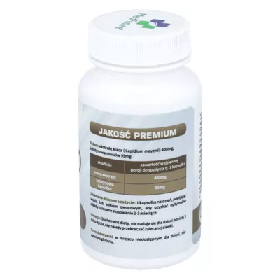MedFuture Maca Organic BIO ekstrakt 400 mg, 60 kapsułek
