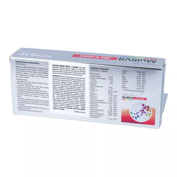 ACTIVLAB - MultiVit, witaminy i minerały dla kobiet, 60 kapsułek