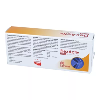 ACTIVLAB - Flexactiv Extra, wsparcue funkcjonowanie kości i chrząstki, 60 kapsułek