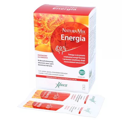 Aboca Natura Mix Advanced - suplement diety na energię, 20 saszetek