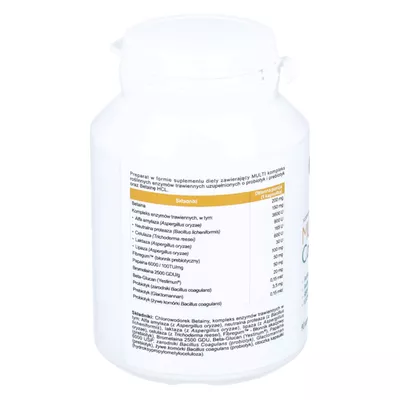 Aliness - MultiEnzyme Complex PRO - roślinne enzymy trawienne, 90 wege kapsułek