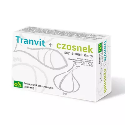 GAL - Tranvit + czosnek, na układ odpornościowy, 80 kapsułek
