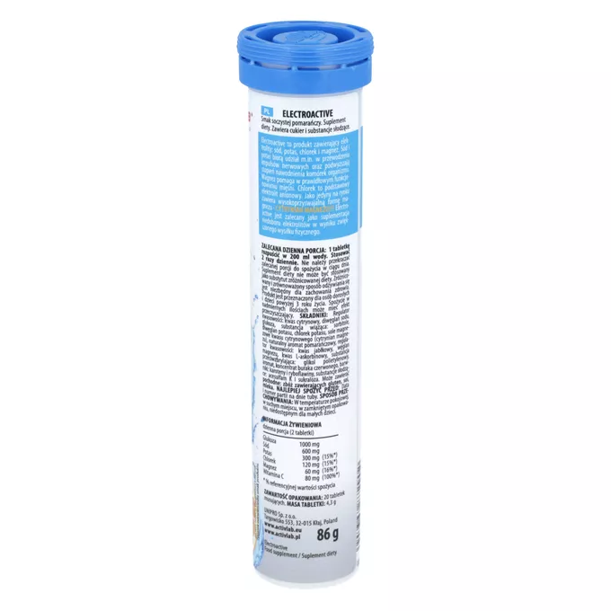 ACTIVLAB - Electroactive, elektrolity, 20 tabletek