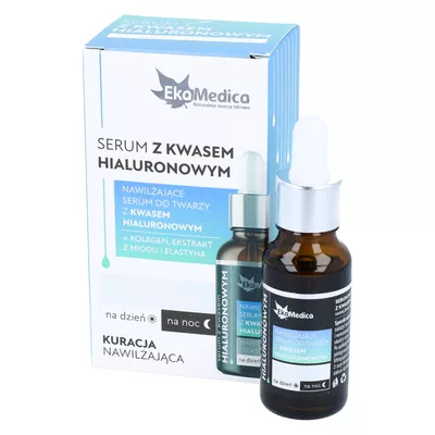 EkaMedica - serum do twarzy z kwasem hialuronowym, 20ml