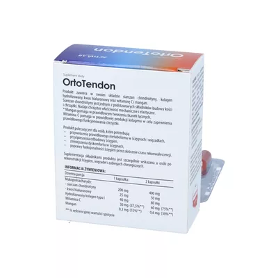 Activlab - OrtoTendon, pomaga w prawidłowym tworzeniu tkanek łącznych, 30 kapsułek