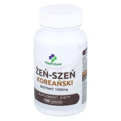MedFuture Żeń-szeń Koreański Ekstrakt 1000 mg, 120 tabletek