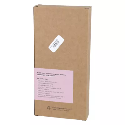 Easy Livin - Roller do masażu twarzy z różowego kwarcu, 1 sztuka