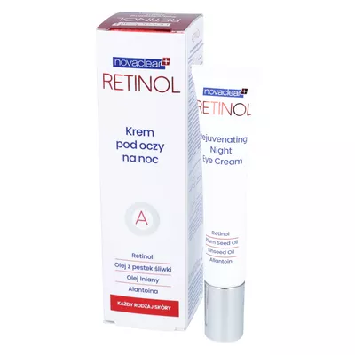 EQUALAN PHARMA - NOVACLEAR RETINOL, krem pod oczy na noc, 15ml